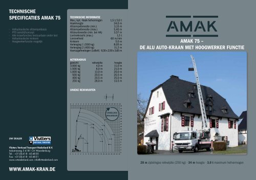 AMAK 75 - Vlutters Verticaal Transport