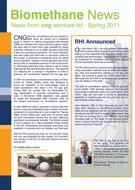 Biomethane News - CNG Services