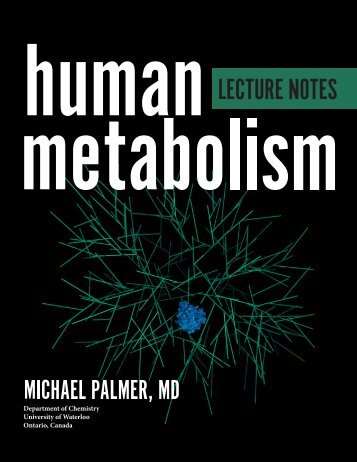 Chem 333 â Metabolism Lecture Notes - WatCut - University of ...
