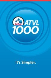 Download ATVL 1000 Brochure (PDF - 340KB) - Atlas Van Lines