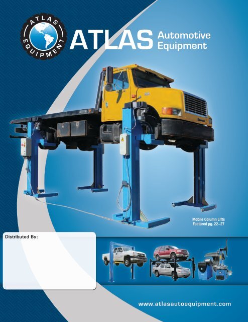 2013 Atlas Catalog - Atlas Automotive Equipment