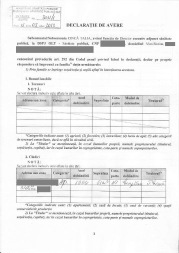 cinca talia - DSP Olt