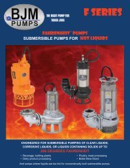 JF-Series - BJM Pumps