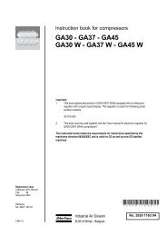 GA30 - GA37 - GA45 GA30 W - Atlas Copco