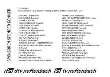 Merkblatt Kategorien Mädchen Knaben - TV Neftenbach