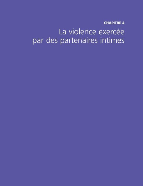 Rapport mondial sur la violence et la santÃ©