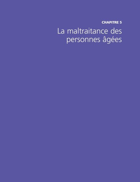 Rapport mondial sur la violence et la santÃ©