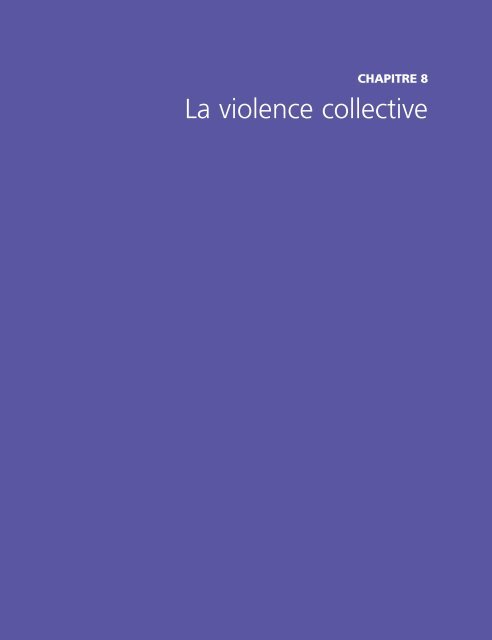 Rapport mondial sur la violence et la santÃ©