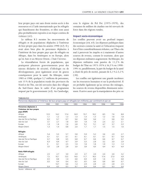 Rapport mondial sur la violence et la santÃ©