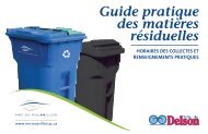 Guide pratique des matiÃ¨res rÃ©siduelles (PDF) - Ville de Delson