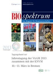 Das Magazin fÃ¼r Biowissenschaften - VAAM