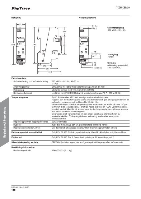 Produktkatalog för industriella värmekabelsystem - Pentair Thermal ...