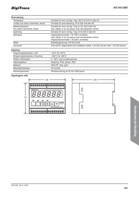 Produktkatalog för industriella värmekabelsystem - Pentair Thermal ...