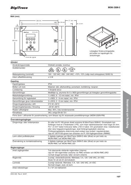 Produktkatalog för industriella värmekabelsystem - Pentair Thermal ...