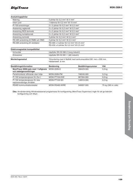 Produktkatalog för industriella värmekabelsystem - Pentair Thermal ...