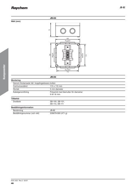 Produktkatalog för industriella värmekabelsystem - Pentair Thermal ...