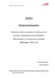 TESINA Productos Estructurados: Factores a tener en cuenta en el ...