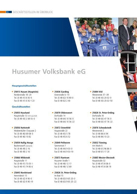 Geschäftsbericht 2011 - Husumer Volksbank eG