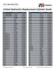 United Hydraulics Replacement Cylinder Guide - Aggressive ...