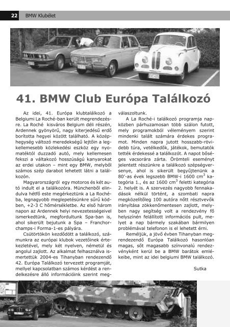 BMW KlubÃ©let - BalÃ¡zs oldala (Kamill)