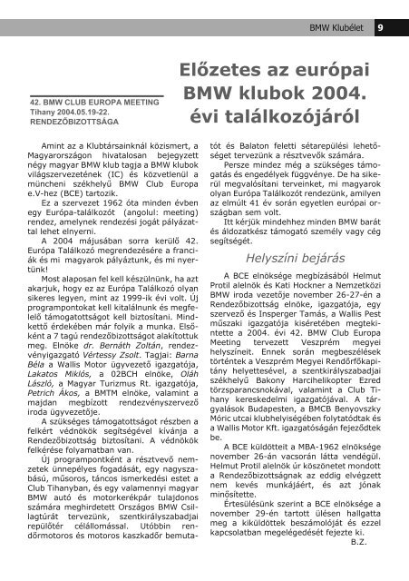 BMW KlubÃ©let - BalÃ¡zs oldala (Kamill)