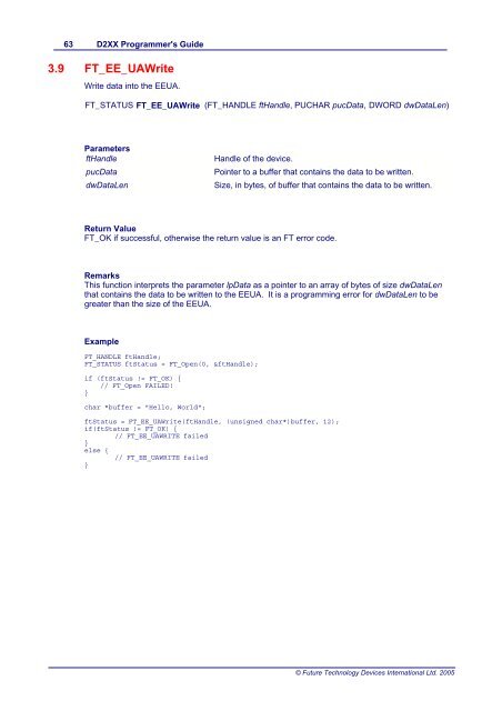 Programming Info D2XXPG31.pdf