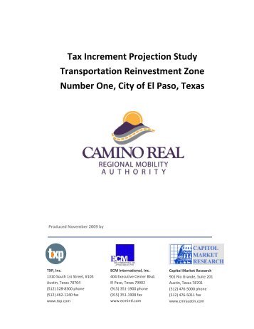 TRZ #1 Increment Projection Study - CRRMA