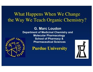 What happens when we change the way we teach organic chemistry?