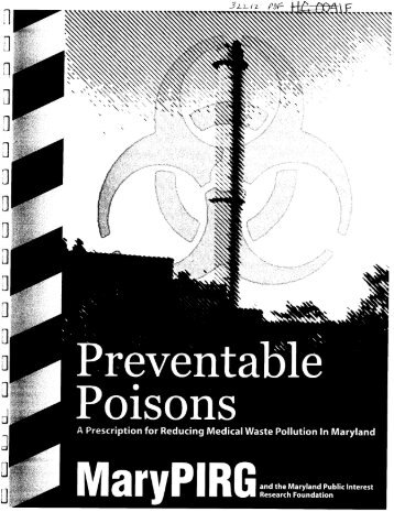 Preventable Poisons - A Prescription for Reducing Medical Waste ...