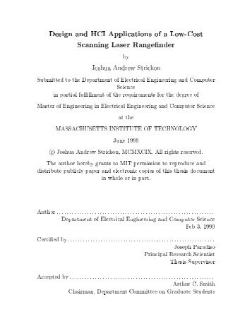 Design and HCI Applications of a Low-Cost Scanning Laser ...