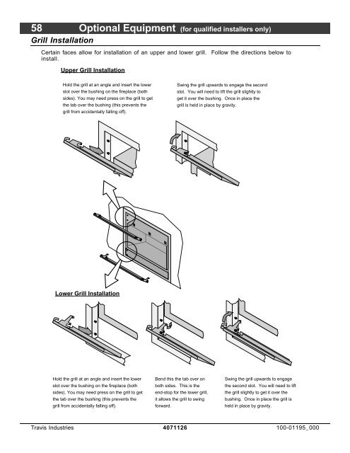 864 ST Fireplace Installation Manual - Lopi