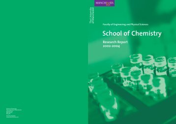 Biological Chemistry - School of Physics and Astronomy - The ...