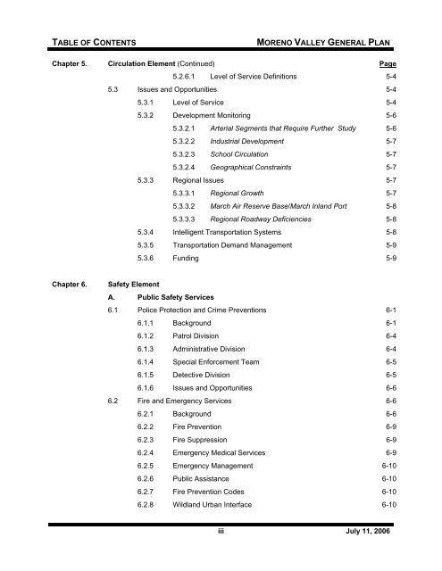 General Plan - Moreno Valley