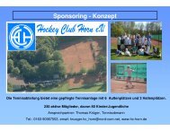 Sponsoring - Konzept