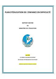 Plan EED - Juin 2013 - Conseil scolaire catholique Providence