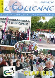 Bulletin municipal Jan 2012 - Mairie de Clapiers