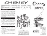 Cheney Reservoir & WA - Kansas Department of Wildlife and Parks