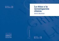 La ética y la investigación clínica - clasemedicina