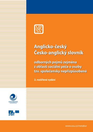 Anglicko-ÄeskÃ½ Äesko-anglickÃ½ slovnÃ­k - OstravskÃ¡ univerzita v ...