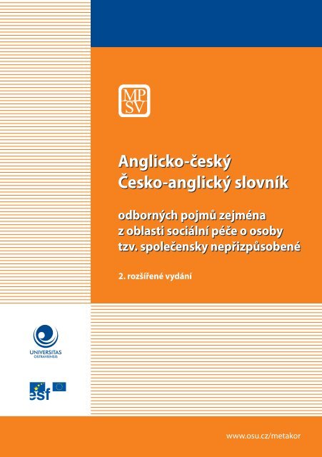 Anglicko-Ä eskÃ½ ÄŒesko-anglickÃ½ slovnÃk - OstravskÃ¡ univerzita v ...