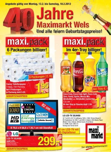 6 Packungen billiger! - Maximarkt