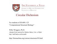 Lecture 2: Circular Dichroism - biomachina.org