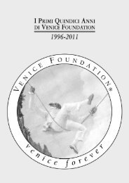 NEWS N. 26 - The Venice International Foundation