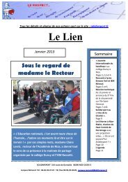 Le Lien (Janvier) - SolidarSport