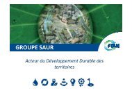 GROUPE SAUR - Carrefour des Gestions Locales de l'Eau