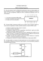 SISTEMAS DIGITALES TEMA 6 Problemas Propuestos