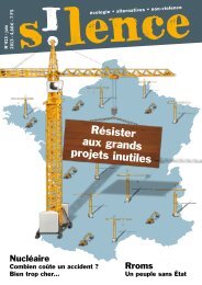 RÃ©sister aux grands projets inutiles - Silence
