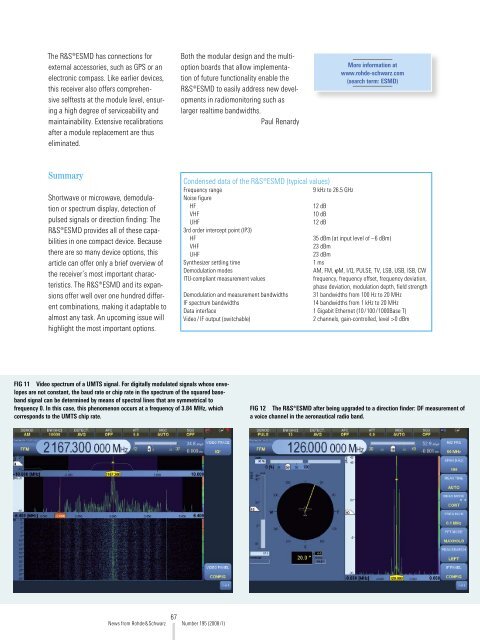 The radiomonitoring specialist - Rohde & Schwarz