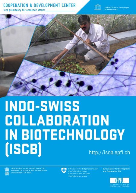 indo-swiss collaboration in biotechnology - ISCB - EPFL