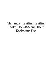 Shimmush Tehillim, Tehillim, Psalms 151-155 and Their Kabbalistic ...